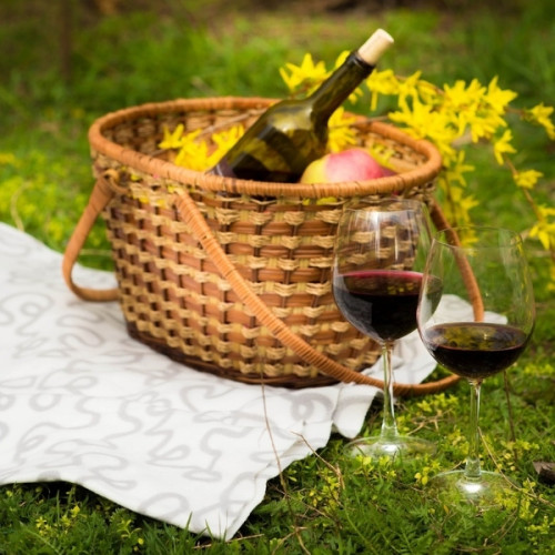 Picknick-Korb für Zwei